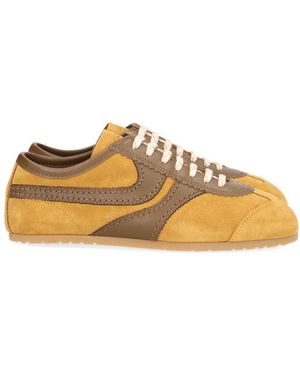 Dries Van Noten Suede Sneakers - Yellow