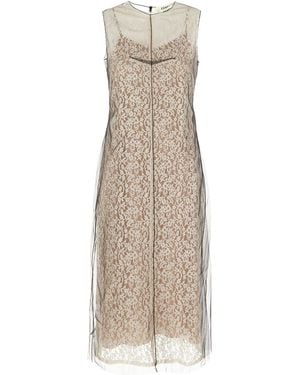 Fendi Clothing Dresses - Natural