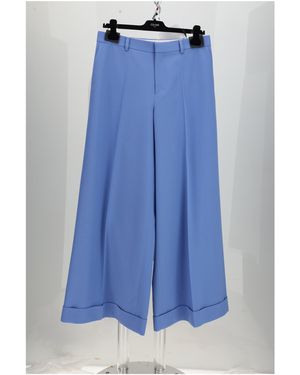Celine Pants Long Docks Polyester - Blue
