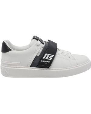 Balmain B-Court Sneakers - Gray