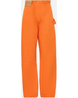 JW Anderson Jw Anderson Twisted Workwear Jeans - Orange