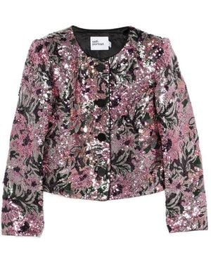 Self-Portrait Jackets - Purple