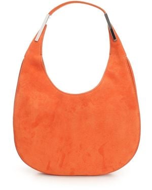 SAVETTE Small "Florence" Hobo Bag - Orange