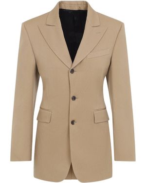 Celine Colonne Jacket - Natural