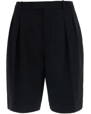 Saint Laurent Bermuda Shorts Wool - Blue