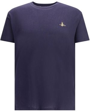 Vivienne Westwood Ribbed T-Shirt - Blue