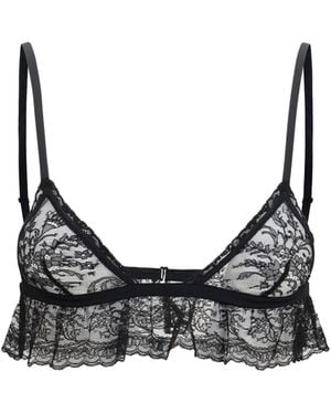 Dolce & Gabbana Dolce & Gabbana Wireless Lace Bra - Black