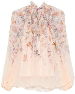 Zimmermann Neutrals Tops - Pink