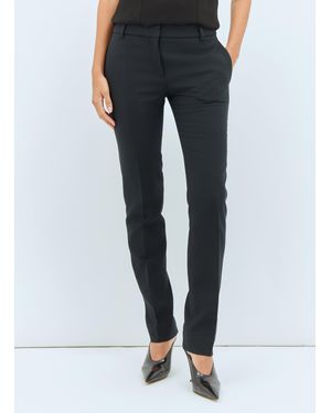 TOTEME Low-Waist Slim Pants - Blue