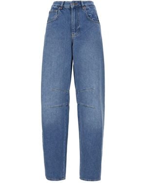 Marine Serre Clothing Jeans - Blue