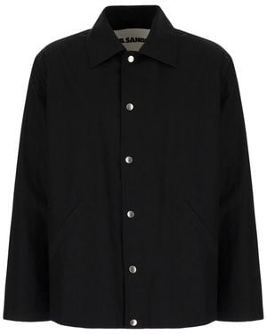 Jil Sander Clothing Jackets - Black
