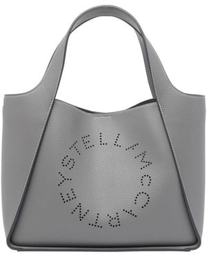 Stella McCartney Stella Logo Tote Bag - Gray