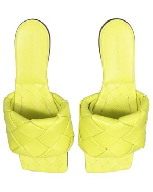 Bottega Veneta "Lido" Sandals - Yellow