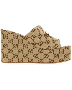 Gucci Shoes Mules - Brown
