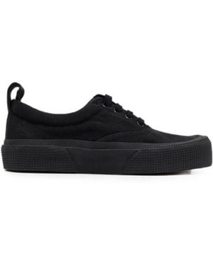 Phoebe Philo Plimsole Canvas Sneakers - Black