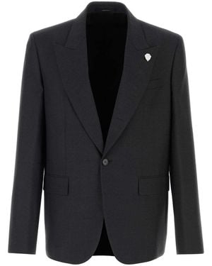 Gucci Graphite Wool Blazer - Black