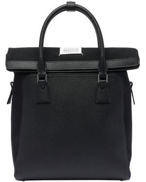 Maison Margiela Small 5Ac Daily Vertical Handbag - Black