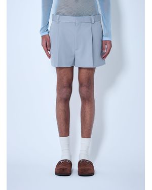 Gucci Wool Tailored Shorts - Blue