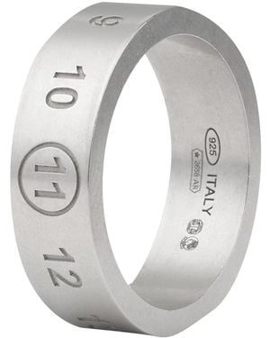 Maison Margiela Logo Ring - Gray