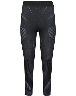 Off-White c/o Virgil Abloh Racing Leggings - Blue