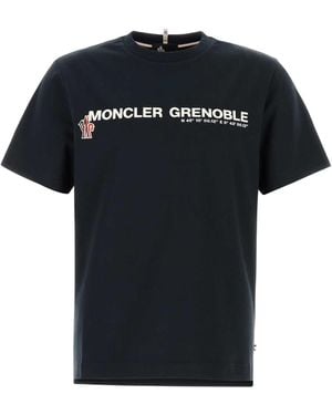 Moncler Midnight Stretch Cotton T-Shirt - Black