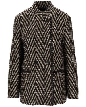 forte_forte Forte_Forte Oversized Jacket - Black