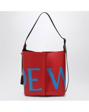 Loewe Large Bilbao Bucket Bag - Red