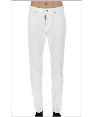 DSquared² Dsquared2 Cotton Denim Jeans - White
