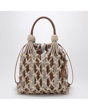 Prada Nouã Medium Bag - Brown