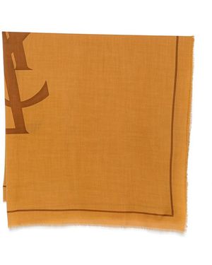 Saint Laurent Scarves - Brown