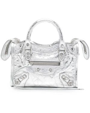 Balenciaga Tote Bags - White