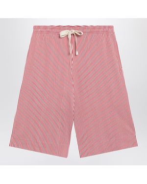 Jacquemus Striped Bermuda Shorts - Pink