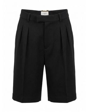 Saint Laurent Tailored Bermuda Shorts - Black