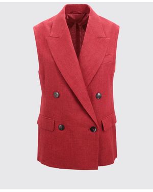 Max Mara Waistcoat - Red