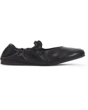 バレエシューズ MIU MIIU 5F373E_099_F0009 MES FABRIC BALLERINAS White Mesh Fabric Ballerinas | Miu Miu