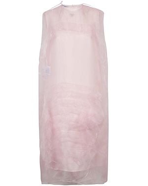 Prada Voile Tec Mini Dress - Pink