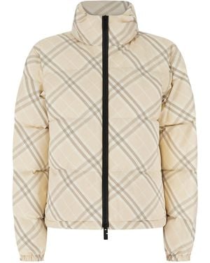 Burberry Clothing Jackets - Natural