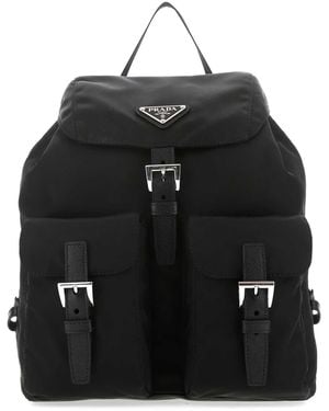 Prada Re-Nylon Small Backpack - Black