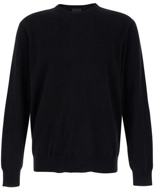 Le Plain Crewneck Long Sleeve Sweater - Blue