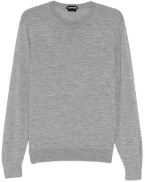 Tom Ford Crew Neck Sweater - Gray