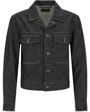 Lemaire 'Trucker' Jacket - Black