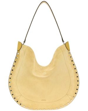 Isabel Marant Pastel Suede Oskan Shopping Bag - Natural