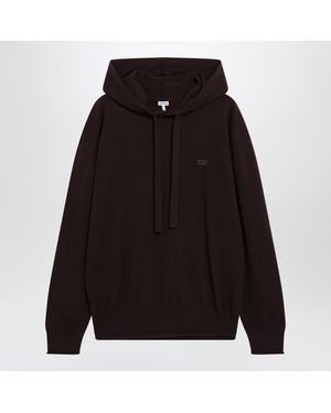 Loewe Dark Hooded Sweatshirt - Black