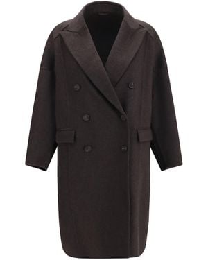 Brunello Cucinelli Cashmere Coat - Black