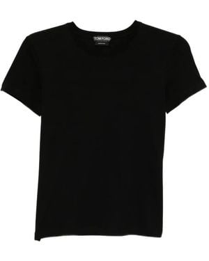Tom Ford T-Shirts And Polos Fabric: Cotton - Black