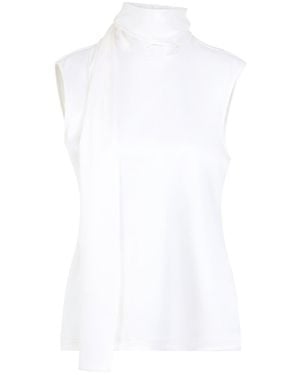 Bottega Veneta Silk Top - White