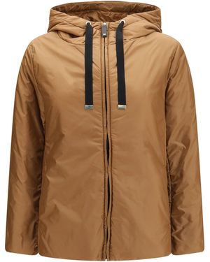 Max Mara Hooded Padded Jacket - Brown