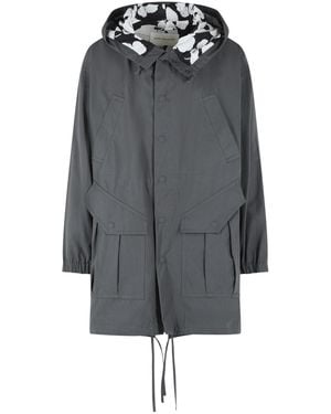 Dries Van Noten 'Voxer' Cotton Parka - Gray