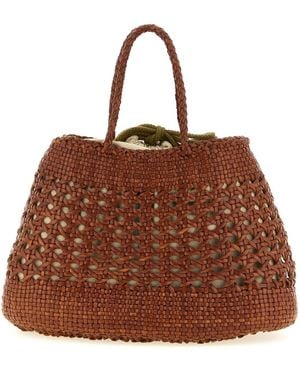 Dragon Diffusion 'Santa Cano' Handbag - Brown