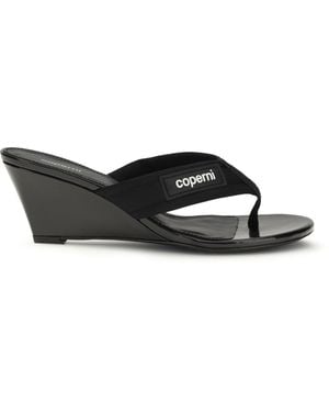 Coperni Lift Flip-Flop Sandals - White
